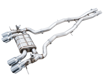 AWE Tuning SwitchPath Catback Exhaust for BMW G8X M3/M4 | Chrome Silver Tips | 3025-43480