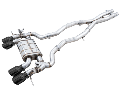 AWE Tuning SwitchPath Catback Exhaust for BMW G8X M3/M4 | Diamond Black Tips | 3025-42480
