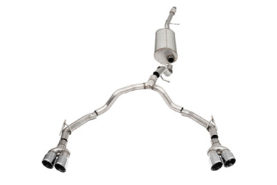 Corsa 2021-2026 Chevrolet Suburban/GMC Yukon XL 5.3L 4WD Dual Rear 3in - 2.75in CatBack DW 4in Pol Tips