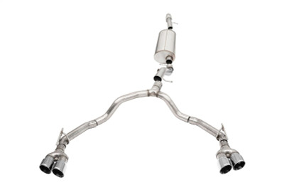 Corsa SPORT Sound Cat-Back Exhaust for 2021-2024 Chevrolet Tahoe / GMC Yukon 4DR 6.2L 4WD - Polished Tips - 21129