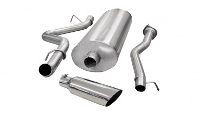 Corsa/dB 03-06 Chevrolet Silverado Ext. Cab/Short Bed 2500 6.0L V8 Polished Sport Cat-Back Exhaust cor24892