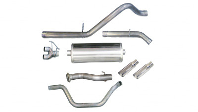 Corsa/dB 07-09 Chevrolet Silverado Crew Cab/Short Bed 1500 6.2L V8 Polished Sport Cat-Back Exhaust cor24516