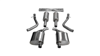 Corsa 15-20 Dodge Charger/300 Sedan 3.6L 2.5in Cat-Back Dual Rear Exit (re-uses stock exhaust bezel)
