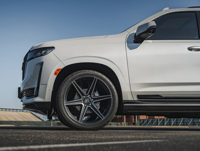 Forgestar X6 F12 Satin Black Machined Finished Wheel 24x10 | 6x139.7BC | +25 Offset | 6.5 Backspacing - F01240084P25 for Chevrolet Silverado 1500 2019-2024, GMC Sierra 1500 2019-2024, Cadillac Escalade 2019-2024, GMC Yukon 2019-2024, Chevrolet Tahoe 2019-2024, Chevrolet Suburban 2019-2024, Ram 1500 / Rebel 2019-2024, Ram TRX 2021-2024