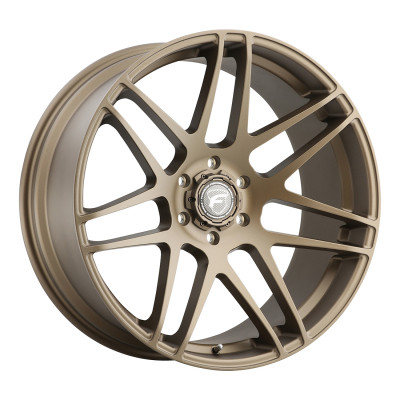 Forgestar F355 22X10 X14 SD 6X139.7 ET30 BS6.7 Satin Bronze 106.1 - F35520084P30 for Chevrolet Silverado 1500 1999-2018, GMC Sierra 1500 1999-2018, Escalade / Suburban / Tahoe (Pre-2018), Ram 1500 / Rebel 2019-2024, Ram TRX 2021-2024