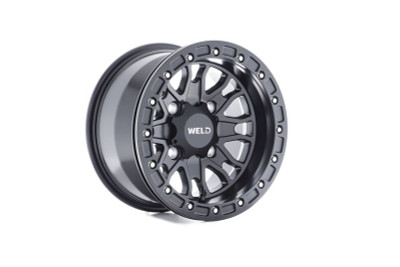 Weld Off-Road UTV RF Series Raptor U500 15x8 Raptor Beadlock 4x156 4BS Satin BLK Wheel - U500B8043400