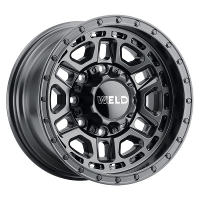 Weld Off-Road W119 Satin Black Wheel 17x9 | 8x170 BC - fits Ford F-250 Super Duty 1999-2026, Ford F-350 Super Duty SRW 1999-2026