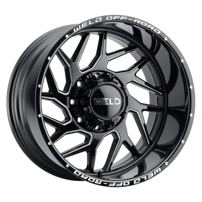 Weld Off-Road Fulcrum Wheel Gloss Black 20x12 | 8x165.1 BC (8x6.5) | +1 Offset - fits Ram 2500 1994-2026, Ram 3500 SRW 1994-2026, (pre-2011), (pre-2011), (pre-2011), and 6 more