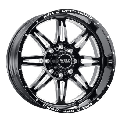 Weld Off-Road Cheyenne W132 Series Gloss Black Wheel 20x10 | 8x170 BC | -18 Offset - fits Ford F-250 Super Duty 1999-2026, Ford F-350 Super Duty SRW 1999-2026