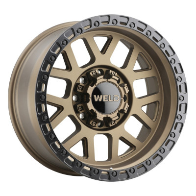 Weld Off-Road W115 Satin Bronze Wheel 17x9 | 5x114.3 BC (5x4.5) / 5x127 BC (5x5) - fits Jeep Wrangler JL 2018-2026, Jeep Wrangler JK 2007-2018, Jeep Gladiator JT 2020-2026