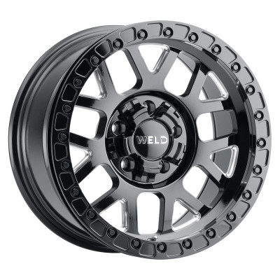 Weld Off-Road W902 Gloss Black Wheel 17x9.0 | 5x127 BC (5x5) / 5x139.7 BC (5x5.5) | +7 Offset - fits Ram 1500 Classic 1994-2024