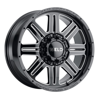 Weld Off-Road W143 18X9 Chasm 6X135 6X139.7 ET20 BS5.75 Gloss Black MIL Windows 106.1 Wheel - W14389098575