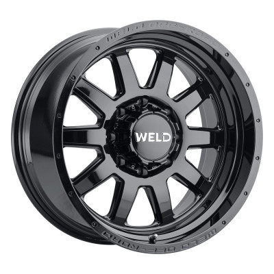 Weld Off-Road W168 18X9 Stealth 8X170 ET00 BS5.00 Gloss Black 125.1 Wheel - W16889017500