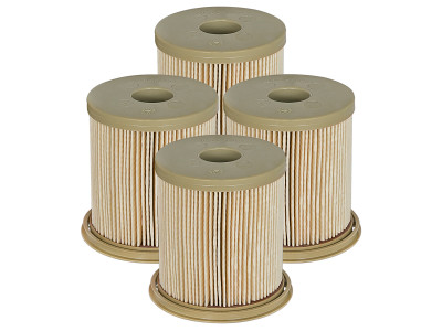 aFe ProGuard D2 Fuel Filters (4 Pack) Dodge Diesel Trucks 97-99 L6-5.9L (td) - 44-FF004-MB