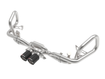aFe 14-16 Porsche 911 GT3 991.1 H6 3.8L MACH Force-Xp 304 SS Cat-Back Exhaust System w/ Carbon Tips - 49-36450-C