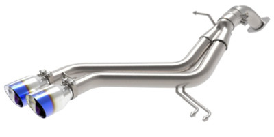 aFe Takeda 13-17 Hyundai L4-1.6L 2-1/2in 304 SS Axle-Back Exhaust w/ Blue Flame Tips - 49-37019-L