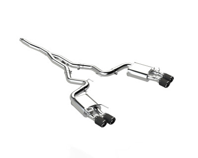 Shop the best deals on in-stock MBRP Exhaust T304 Stainless Steel, 3" Cat-Back, Quad Rear Exit with CF Tips, Active Exhaust for 2019-2026 Ford Mustang 2.3L EcoBoost, Active - S72233CF from JustBoltOns.com.