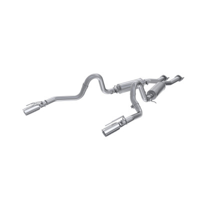 MBRP Exhaust Aluminized Steel, 2.5" Cat-Back, Dual Rear Exit for 1999-2004 Ford Mustang GT/ Mach 1, 4.6L - S7221AL