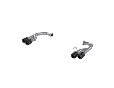 MBRP Exhaust T304 Stainless Steel 2.5" Axle Back with Quad Carbon Fiber Tips for 2018-2023 Ford Mustang GT 5.0L - S72113CF