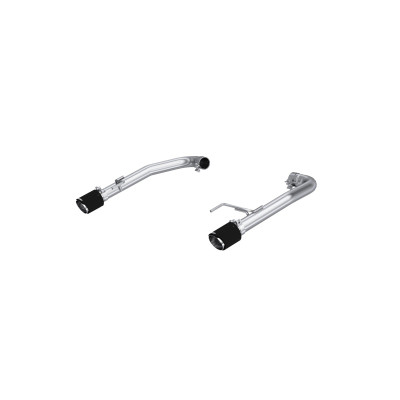 MBRP Exhaust T304 Stainless Steel 2.5" Axle-Back with Carbon Fiber Tips for 2015-2017 Ford Mustang GT 5.0L - S72763CF