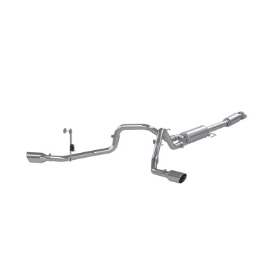 MBRP ARMOR Lite Cat-Back Exhaust, Aluminized Steel - 2021-2025 Ford F-150 2.7L/3.5L/5.0L - S5213AL