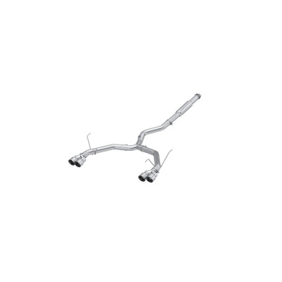MBRP ARMOR Pro Cat-Back Exhaust, T304 Stainless Steel - 2022-2025 Subaru WRX 2.4L - S4808304