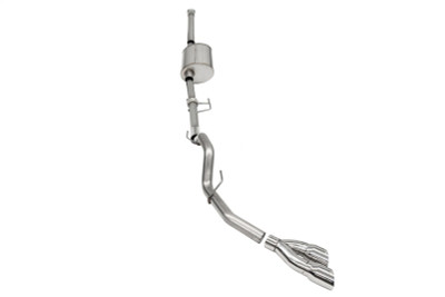 Corsa 2021-2025 Ford F-150 SuperCrew/6.5in Bed 3.5L V6 Sport Cat-Back Single Side Exit-Polished