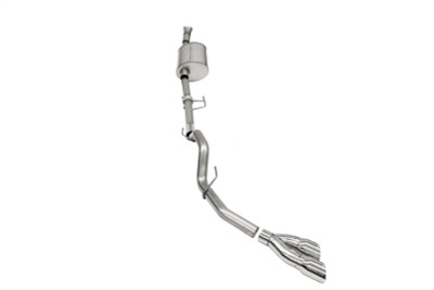 Corsa 2021-2025 Ford F-150 SuperCab/6.5in Bed 3.5L V6 Sport Cat-Back Single Side Exit-Polished