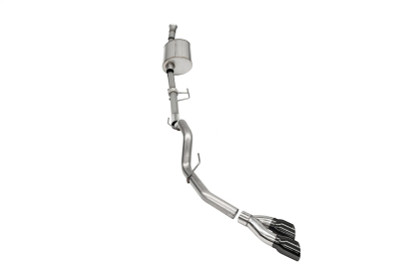 Corsa 2021-2025 Ford F-150 SuperCab/6.5in Bed 3.5L V6 Sport Cat-Back Single Side Exit-Black PVD