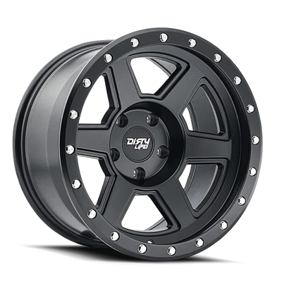Dirty Life 9315 Compound 17x9 / 5x127 BP / -12mm Offset / 78.1mm Hub Matte Black Wheel