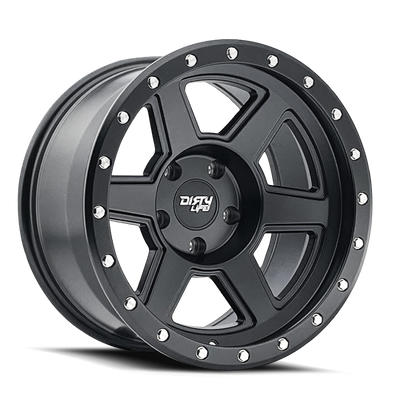 Dirty Life 9315 Compound 17x9 / 6x139.7 BP / -38mm Offset / 106mm Hub Matte Black Wheel