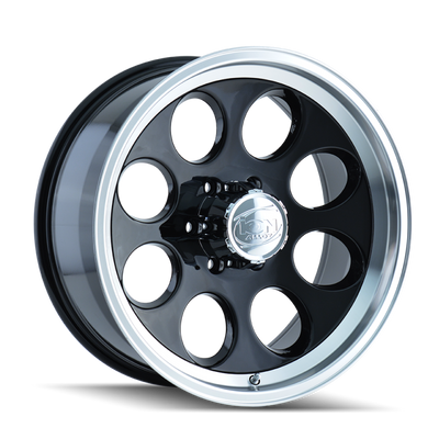 ION Type 171 18x9 / 6x139.7 BP / 0mm Offset / 106mm Hub Black/Machined Wheel