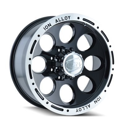 ION Wheels ION Type 174 Black Wheel 17x9 | 5x127 BC (5x5) | +0 Offset - fits Jeep Wrangler JL 2018-2026, Jeep Wrangler JK 2007-2018, Jeep Gladiator JT 2020-2026, Jeep Commander 2006-2010, Chevrolet C/K1500 2WD 1967-1998, and 7 more