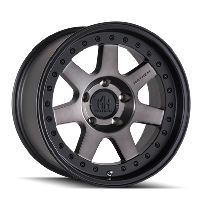 Mayhem 8300 Prodigy 17x9 / 6x135 BP / -6mm Offset / 87.1mm Hub Matte Black w/ Dark Tint Wheel