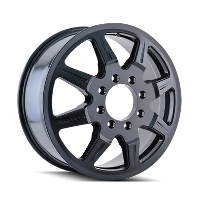 Mayhem 8101 Monstir 20x8.25 / 8x210 BP / 127mm Offset / 154.2mm Hub Inner Black Wheel