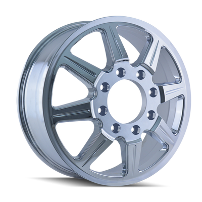 Mayhem 8101 Monstir 20x8.25 / 8x165.1 BP / 127mm Offset / 116.7mm Hub Inner Chrome Wheel