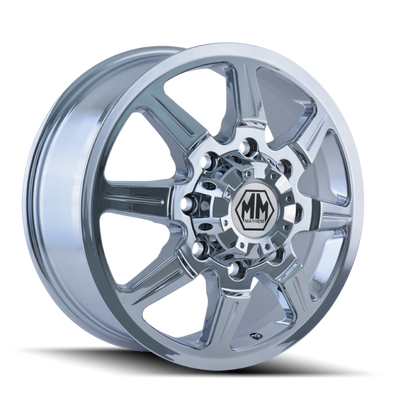 Mayhem 8101 Monstir 22x8.25 / 8x165.1 BP / 127mm Offset / 116.7mm Hub Front Chrome Wheel