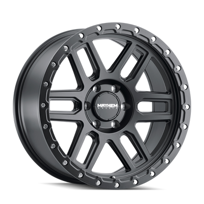 Mayhem 8304 Delta Matte Black Wheel 20x9 | 5x127 BC (5x5) | -12 Offset - fits Jeep Grand Cherokee SRT 2006-2021, Jeep Grand Cherokee Trackhawk 2018-2021, Dodge Durango SRT 2018-2026, Jeep Wrangler JL 2018-2026, Jeep Wrangler JK 2007-2018, and 10 more