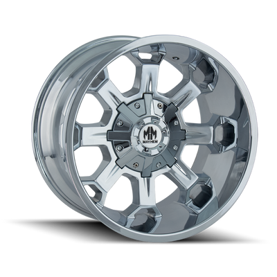 Mayhem 8105 Combat 20x10 / 8x165.1 BP / -19mm Offset / 130.8mm Hub Chrome Wheel