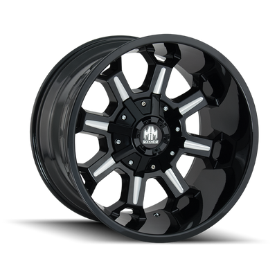 Mayhem 8105 Combat Black Wheel 17x9 | 5x127 BC (5x5) | -12 Offset - fits Jeep Wrangler JL 2018-2026, Jeep Wrangler JK 2007-2018, Jeep Gladiator JT 2020-2026, Jeep Commander 2006-2010, Chevrolet C/K1500 2WD 1967-1998, and 7 more