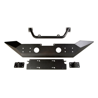 Rugged Ridge Spartan Front Bumper HCE W/Overrider 2018-2025 Jeep Wrangler JL/JT - 11548.41