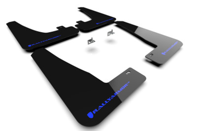 Rally Armor 2022-2024 Tesla Model X Black UR Mud Flap w/ Blue Logo