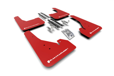 Rally Armor 19+ Corolla Hatchback Only UR Red Mud Flap w/ White Logo