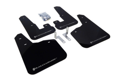 Rally Armor 2010+ Subaru Legacy UR Black Mud Flap w/ Silver Logo
