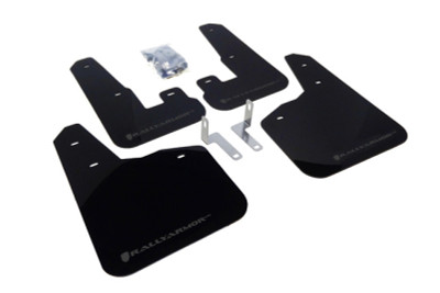 Rally Armor 2010+ Subaru Legacy UR Black Mud Flap w/ Grey Logo