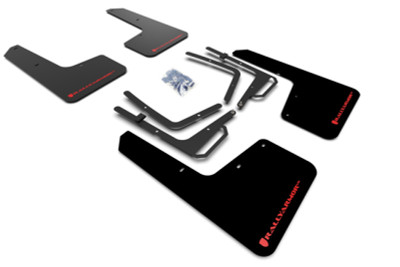 Rally Armor 17-19 Ford F-150 Raptor UR Black Mud Flap w/ Red Logo