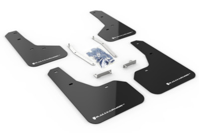 Rally Armor 2019 Subaru Forester UR Black Mud Flap w/ White Logo