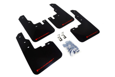 Rally Armor 2016-2017 Toyota Rav4 UR Black Mud Flap w/ Red Logo
