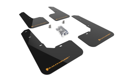 Rally Armor 2022 Subaru Outback Wilderness Black Mud Flap Wild Orange Logo