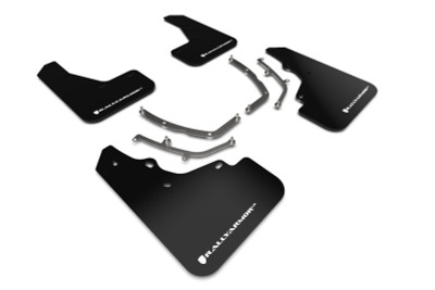 Rally Armor 2019+ Mazda3 GT Sport Hatch UR Black Mud Flap w/ White Logo